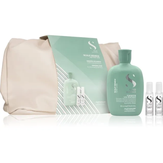 Alfaparf Milano Semi Di Lino Scalp Renew Kit Kinkekomplekt õhukestele või õhenevatele juustele