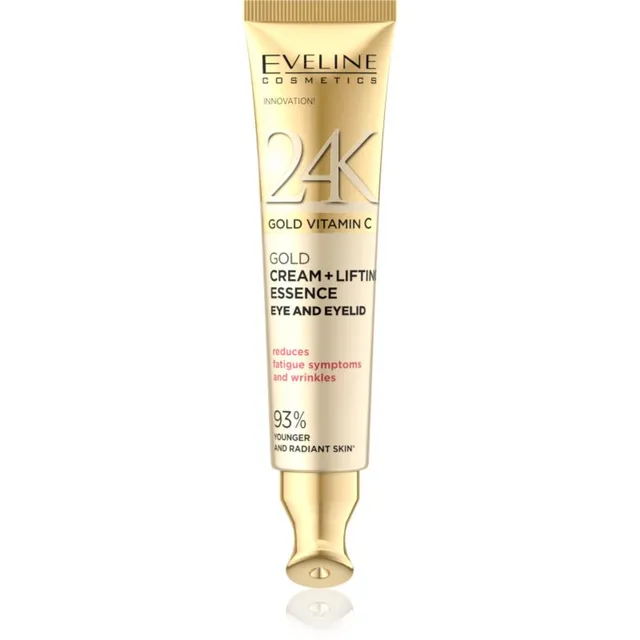 Eveline Cosmetics 24k Gold & Caviar 24K Gold Vitamin C Tasandav silmakreem 15 ml