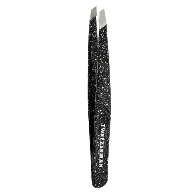 TWEEZERMAN Sparkling Black Slant Tweezer
