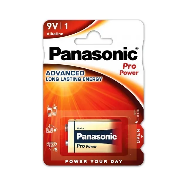Patarei 6LR61PPG/1B 9V, PANASONIC, 1 tk