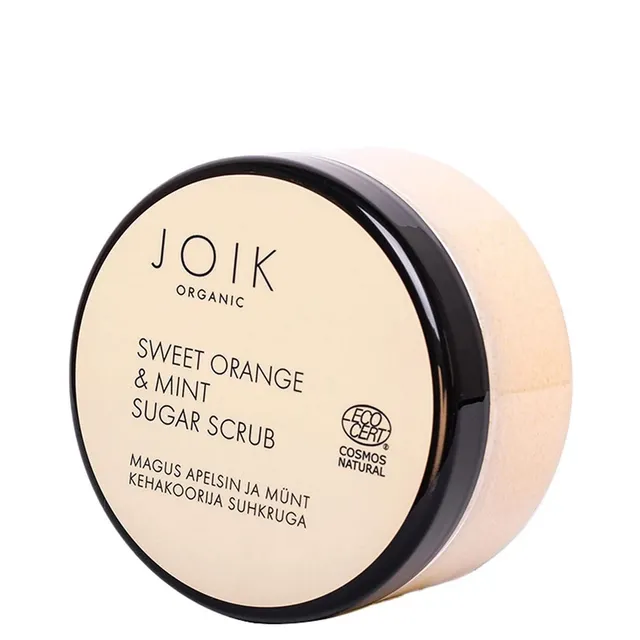 JOIK ORGANIC Magusa apelsini ja mündi kehakoorija suhkruga 210g