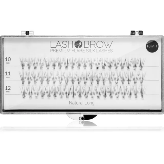 Lash Brow Premium Flare Silk Lashes Kunstripsmed Natural Long 1 tk