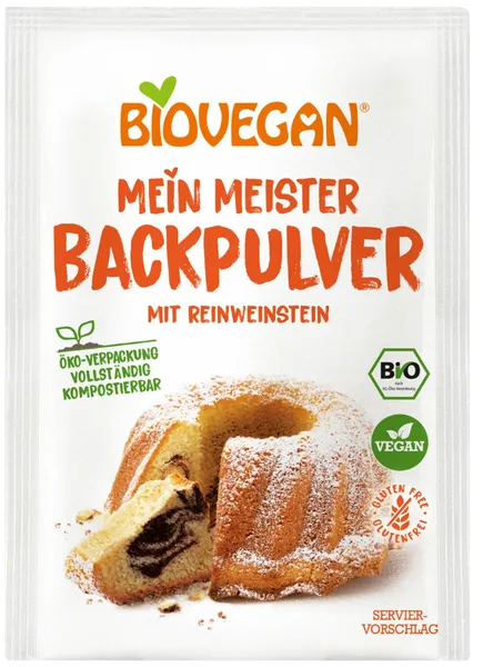 Küpsetuspulber kremotartariga, ökoloogiline