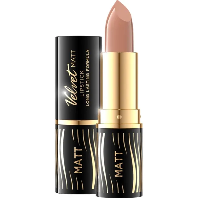 Eveline Cosmetics Velvet Matt Kreemjas huulepulk mati efektiga varjund 500 4,5 g