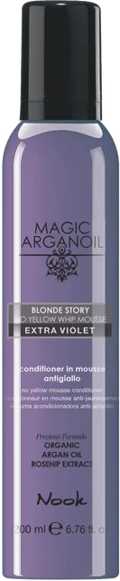 Nook Magic Arganoil Blonde Story Whip Mousse Extra Violet