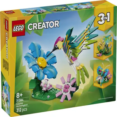 Konstr.LEGO Värviline koolibri 31384