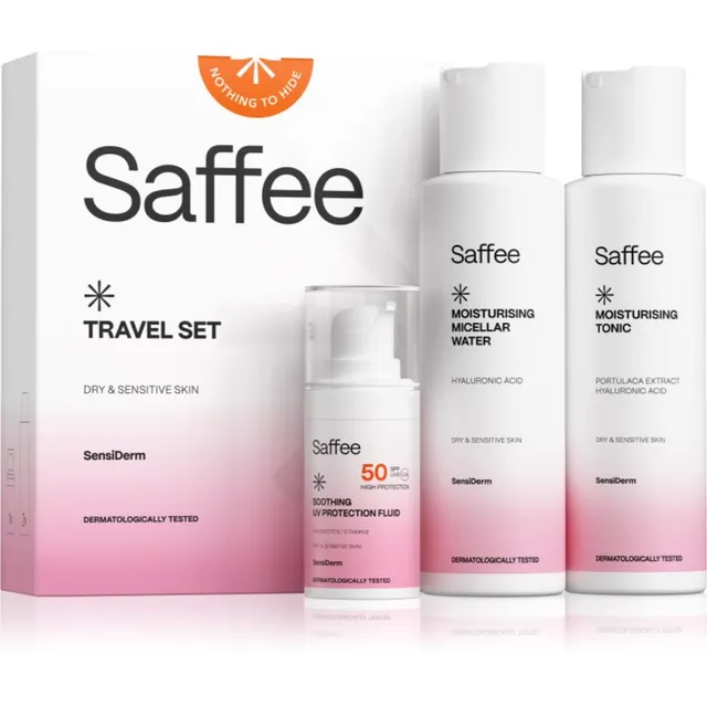 Saffee SensiDerm Travel Set Reisikomplekt kuivale ja tundlikule nahale
