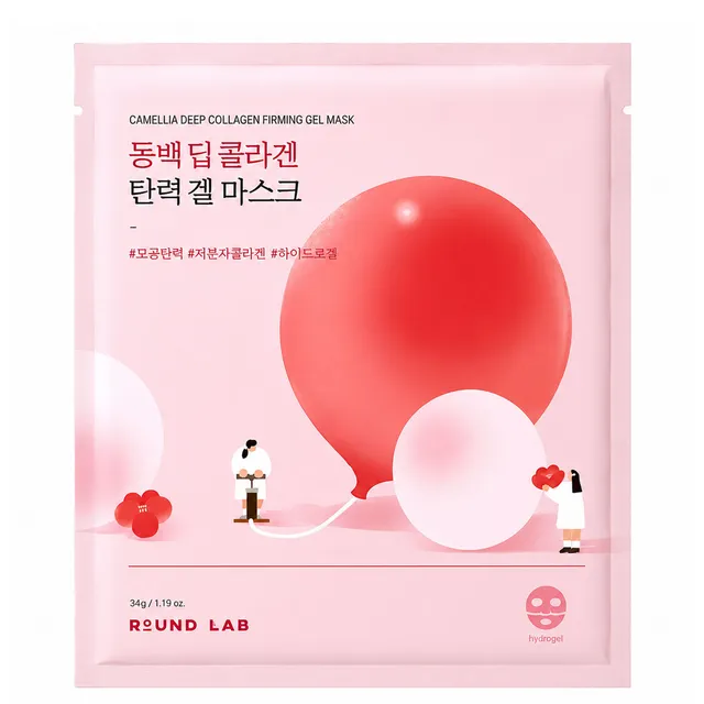 ROUND LAB Camellia Deep Collagen Firming Gel Mask 34g