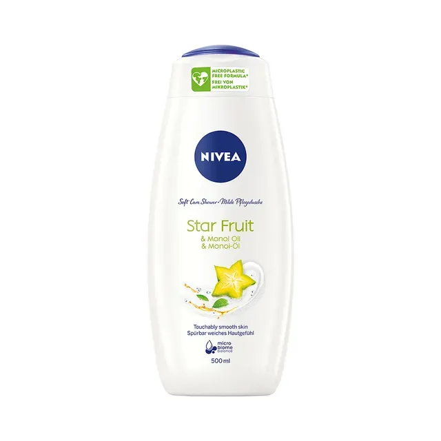 Dušigeel Care&Star Fruit, NIVEA, 500 ml