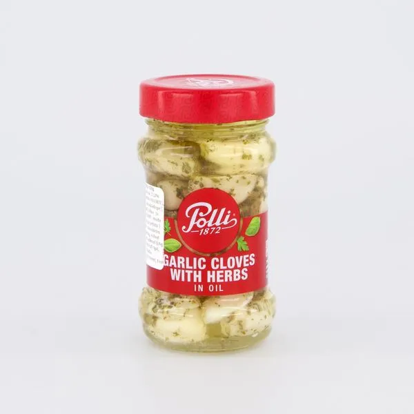 Küüslauk maitserohelisega õlis 110g Itaalia