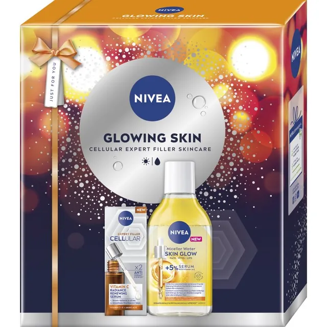 NIVEA Glowing Skin Kinkekomplekt sära andva efektiga