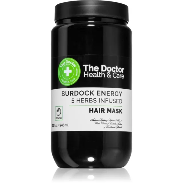 The Doctor Burdock Energy 5 Herbs Infused Tugevdav mask juustele 946 ml