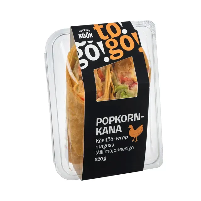 Popkorn-kana wrap, SELVERI KÖÖK, 220 g
