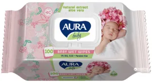 Aura Niisked Salvrätikud Beebile 100tk