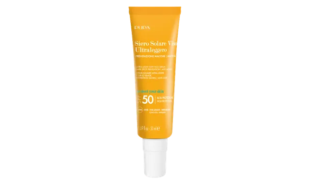 Pupa Ultra-Light Sun Face Serum SPF 50 Anti-Ageing