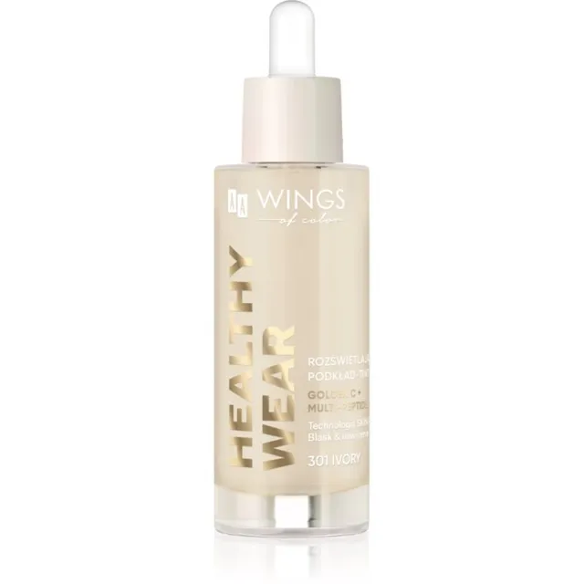 AA Wings of Color Healthy Wear Radiant Foundation Sära andev niisutav meik varjund 301 Ivory 30 ml