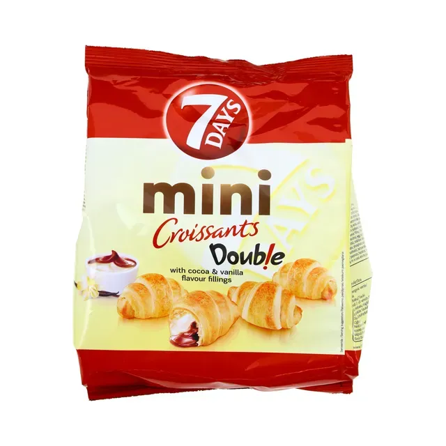 Mini multipakk kakao-vaniljemaitseline, 7DAYS, 185 g