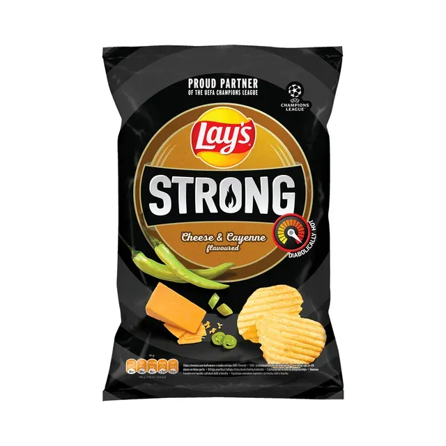 Kartulikrõps Strong juustu- ja Cayenne maitselised, LAY'S, 120 g