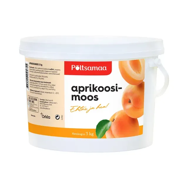 Põltsamaa Aprikoosimoos, PÕLTSAMAA, 3 kg, ettetellimisel