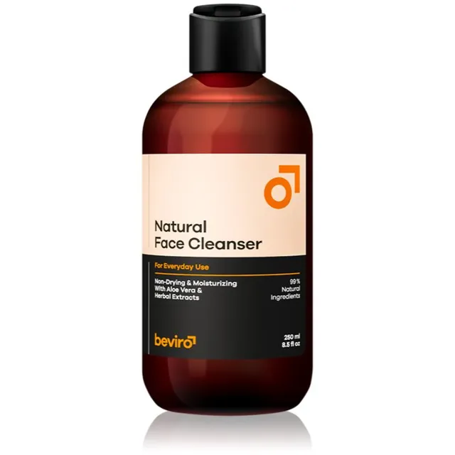 Beviro Natural Face Cleanser Puhastav geel meestele 250 ml
