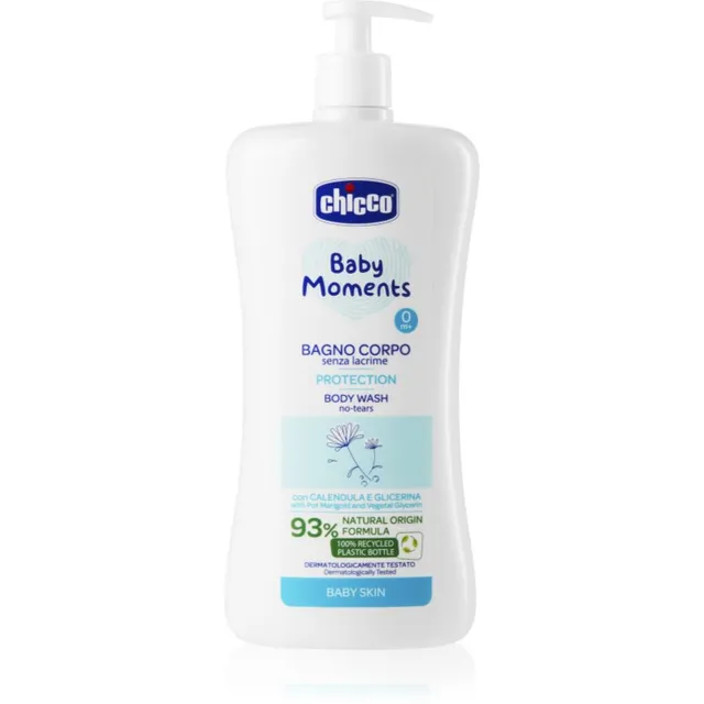 Chicco Baby Moments Protection kogukehašampoon lastele sünnist alates 0 m+ 750 ml