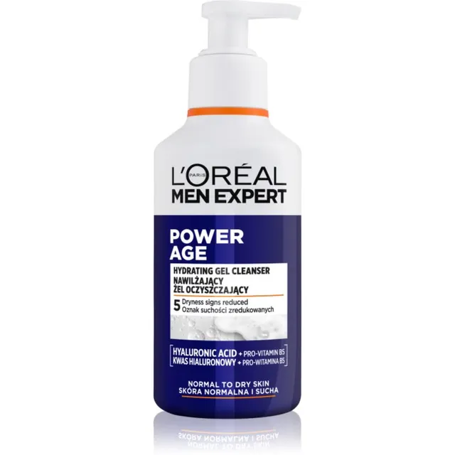 L’Oréal Paris Men Expert Power Age Niisutav ja puhastav geel meestele 260 ml
