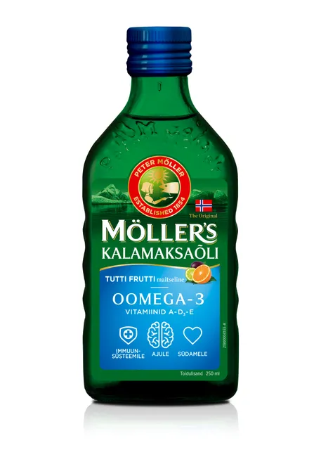 MÖLLERI KALAMAKSAÕLI (TUTTI-FRUTTI) 250ML
