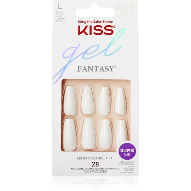 KISS Gel Fantasy Kunstküüned True Color 28 tk