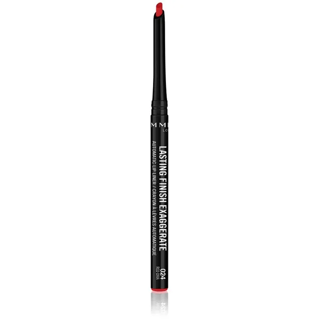 Rimmel Lasting Finish Exaggerate Automaatne huulepliiats varjund 024 Red Diva 0,25 g