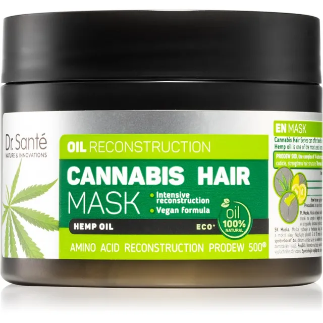 Dr. Santé Cannabis Taastav mask kahjustatud juustele 300 ml