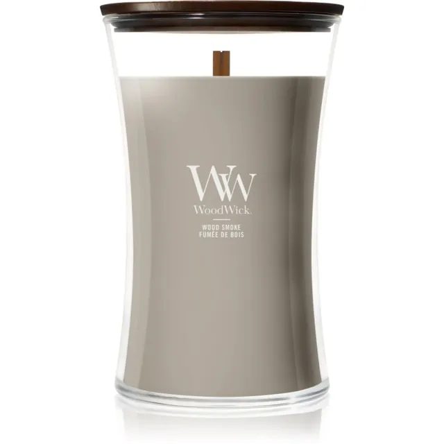 Woodwick Wood Smoke lõhnaküünal puidust taht 610 g