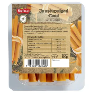Top Food suitsujuust Juustupulgad 100g