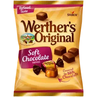 WERTHER´S ORIGINAL pehme iiris šokolaadis 120g