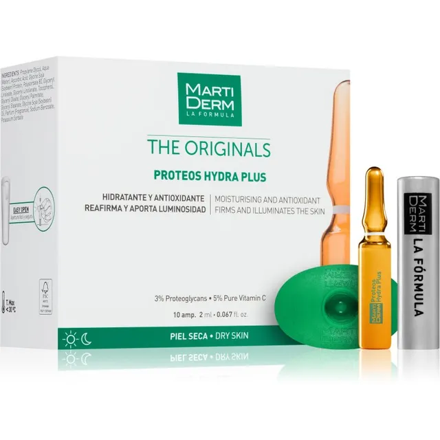 MartiDerm The Originals Protoes Hydra Plus Niisutav seerum ampullides C-vitamiiniga 10x2 ml