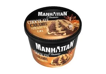 Jäätis maapähk.šok.karam.MANHATTAN, 705g