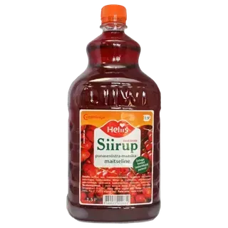 Heliis punasesõstra-maasika siirup 1,5L