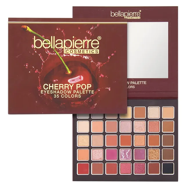 BELLAPIERRE Cherry Pop Eyeshadow Palette (35 Colors) 38g
