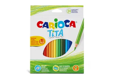 Värvipliiatsid CARIOCA Tita 24tk