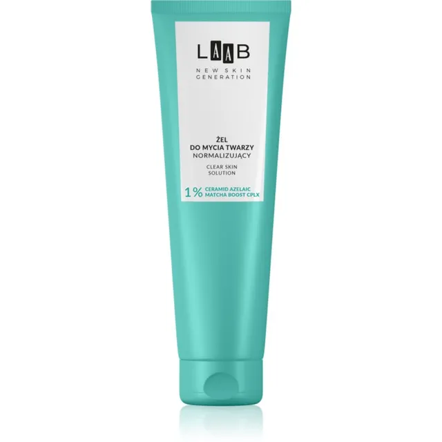 AA Cosmetics LAAB Clear Skin Solution Normaliseeriv geeljas puhastusvahend rasusele ja kombineeritud nahale 150 ml