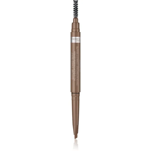 Rimmel Brow This Way Kulmupliiats kaks-ühes pintsliga varjund 001 Blonde 0,25 g