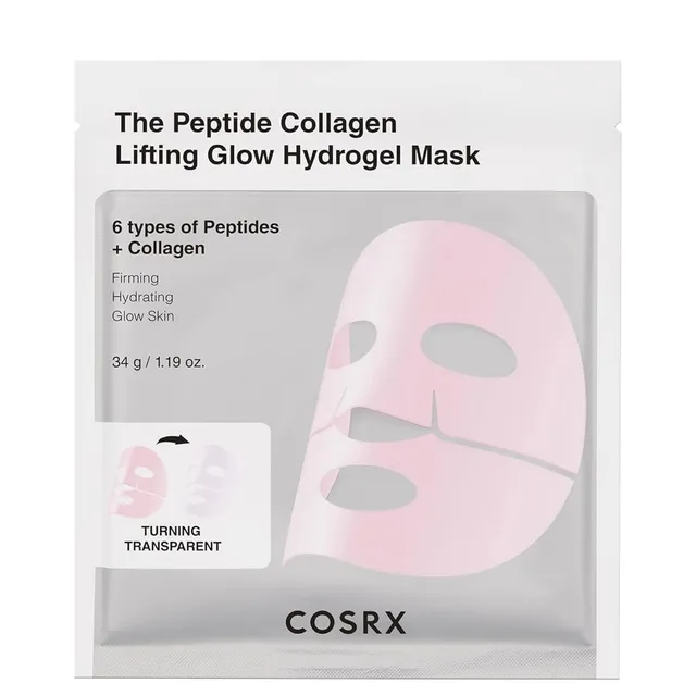 COSRX  The Peptide Collagen Lifting Glow Hydrogel Sheet Mask 34g