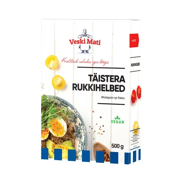 Täistera Rukkihelbed, VESKI MATI, 500 g