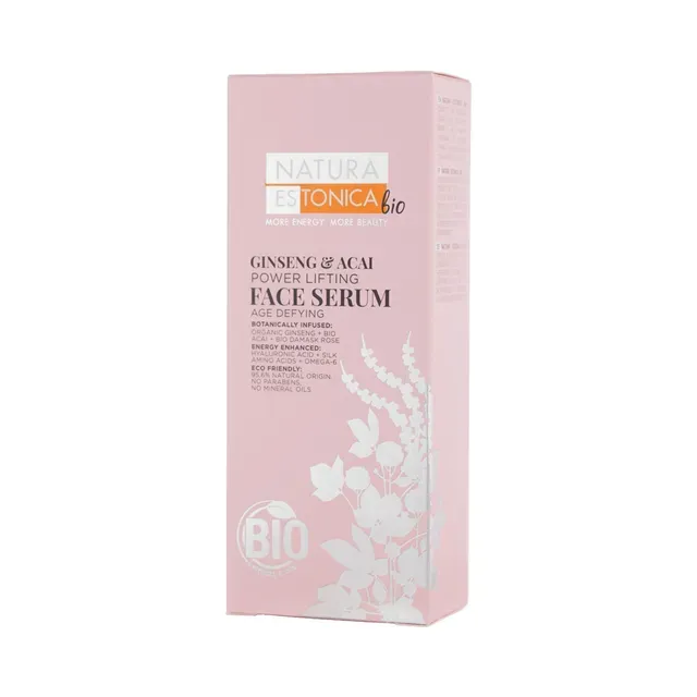 Seerum Küpsele ja Kuivale Näonahale Žensenn, NATURA ESTONICA, 30 ml