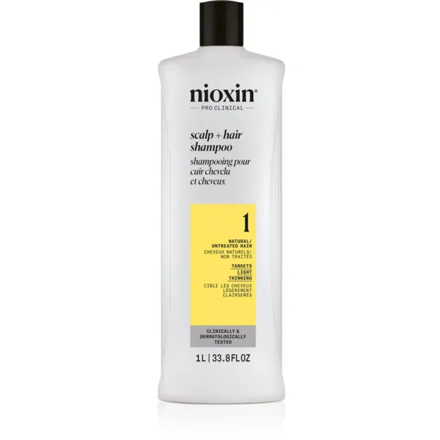 Nioxin System 1 Šampoon juuste väljalangemise vastu 1000 ml