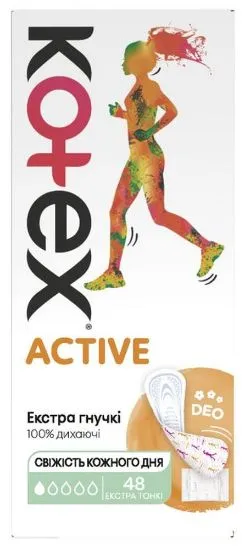 Kotex pesukaitse Active Deo 48tk