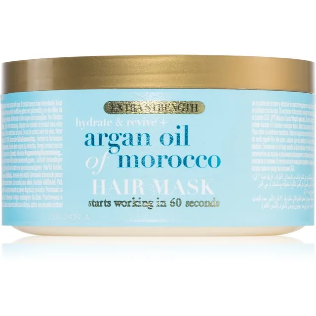 OGX Argan Oil Of Morocco Extra Strenght Intensiivselt parandav mask kahjustatud juustele 300 ml