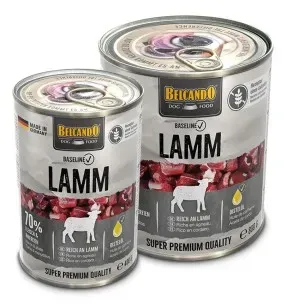 BELCANDO BASELINE teraviljavaba konserv koerale, lambalihaga