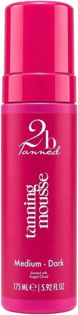 2B Tanned Self Tanning Mousse (200mL) Medium/ Dark