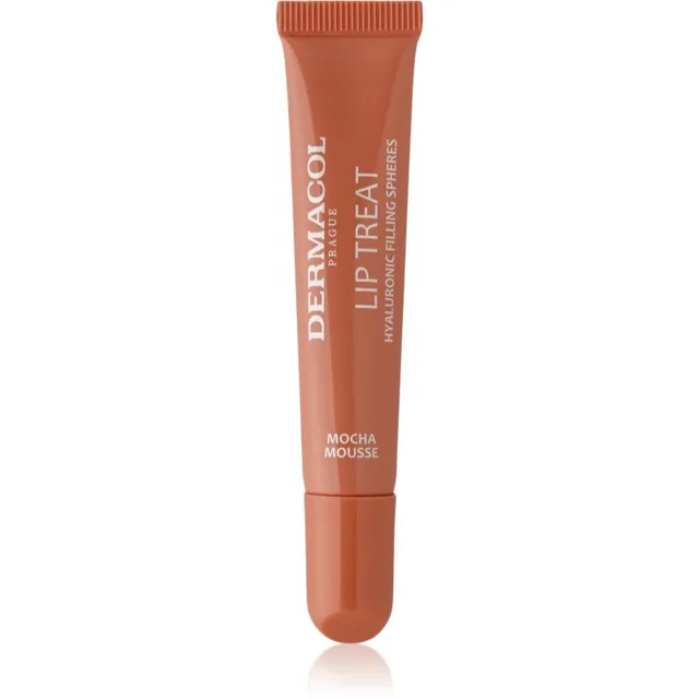 Dermacol Lip Treat Niisutav huuleläige varjund 8 Mocha Mousse (Caramel Toffee) 10 ml