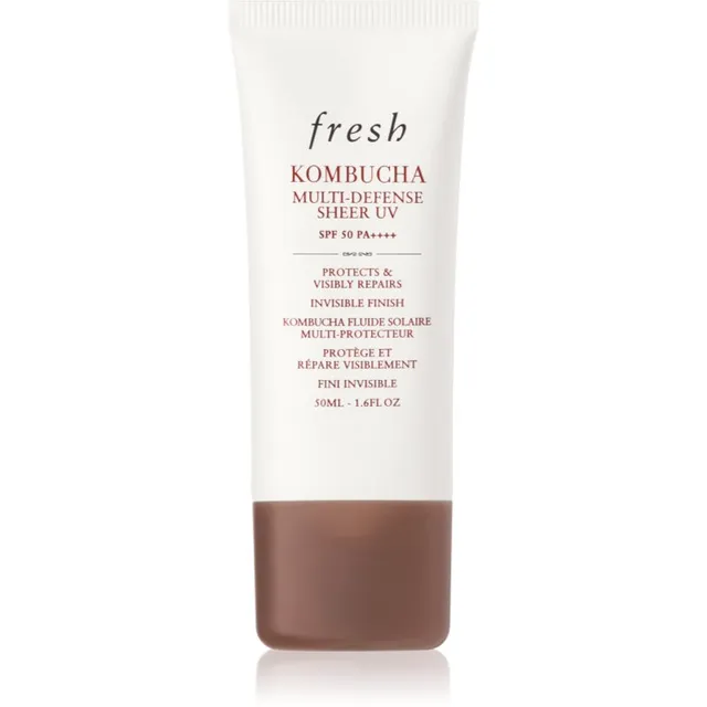 fresh Kombucha Multi-Defense Sheer UV Kerge kaitsevedelik tumedate laikude vastu SPF 50 50 ml